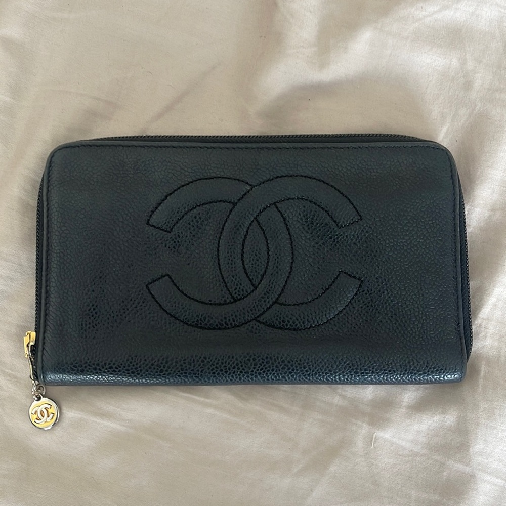 Vintage Chanel Zip Wallet